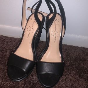 Black Jessica Simpson wedges